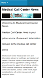 Mobile Screenshot of medicalcallcenternews.com